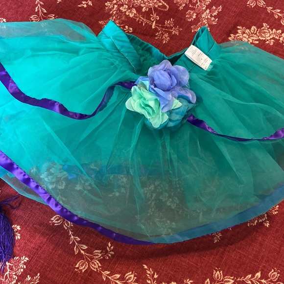 4 piece Weismann MC dance outfit💕little mermaid vibes💕 🧜🏼‍♀️ 💕 teal& purple - Picture 14 of 14
